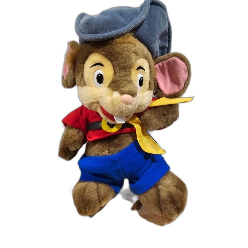 Vintage Fievel Mouse Plush 1989 An American Tail Universal Studios Collectible